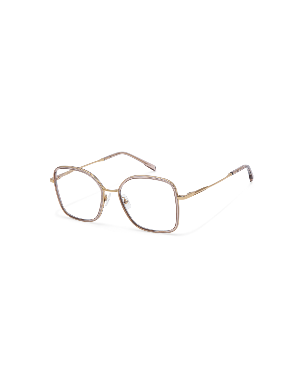 YARO: Redondas Titanio-Acetato Marrón optical glasses by GIGI STUDIOS 13790