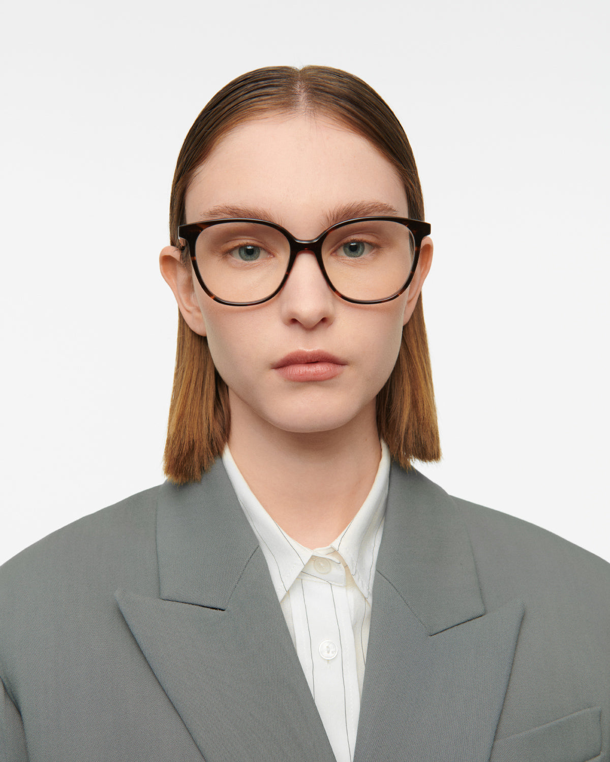 ALMA: Cuadrada Acetato Havana optical glasses by GIGI STUDIOS 7834
