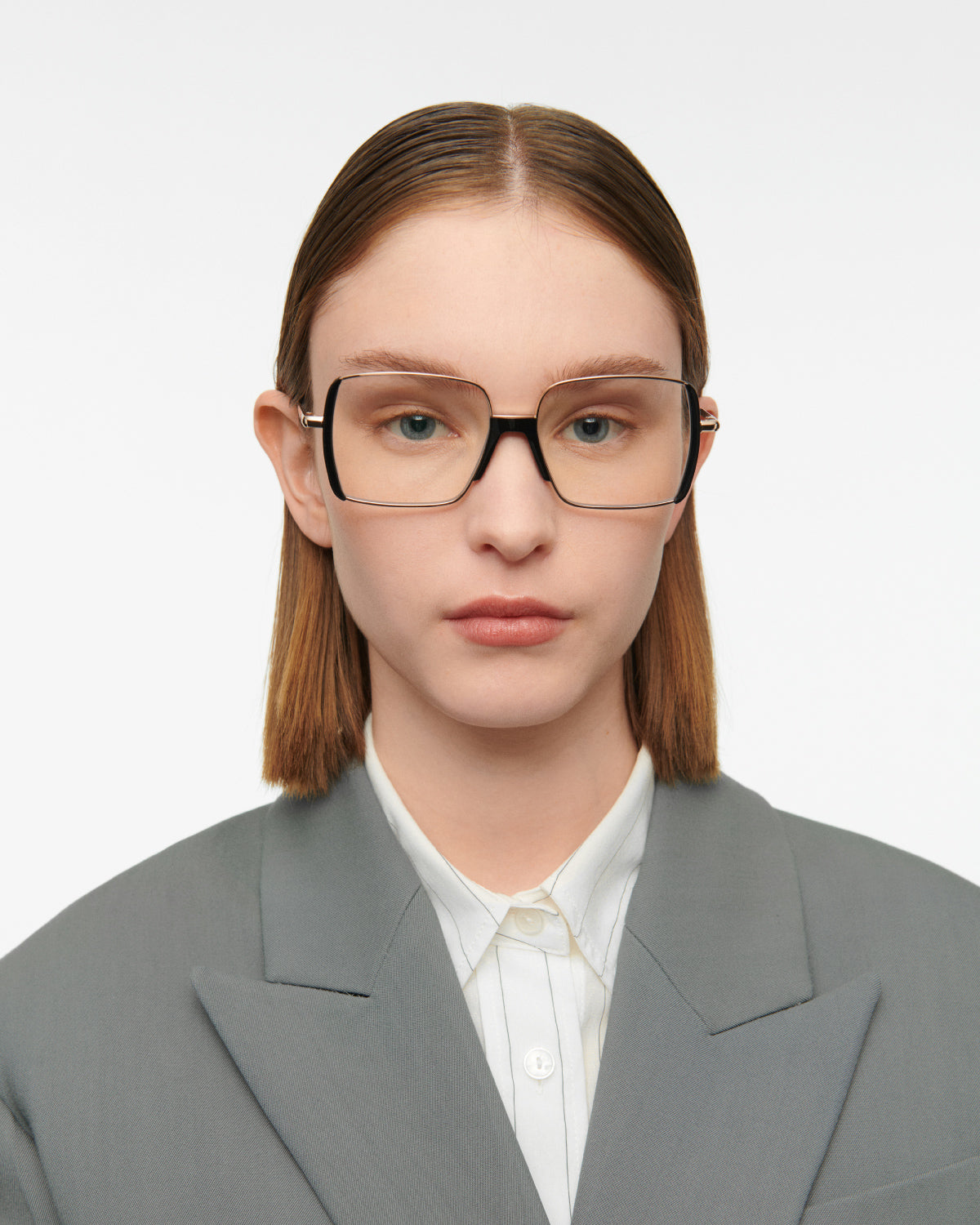 KALON: Cuadrada Acetato-Metal Noir optical glasses by GIGI STUDIOS 7846