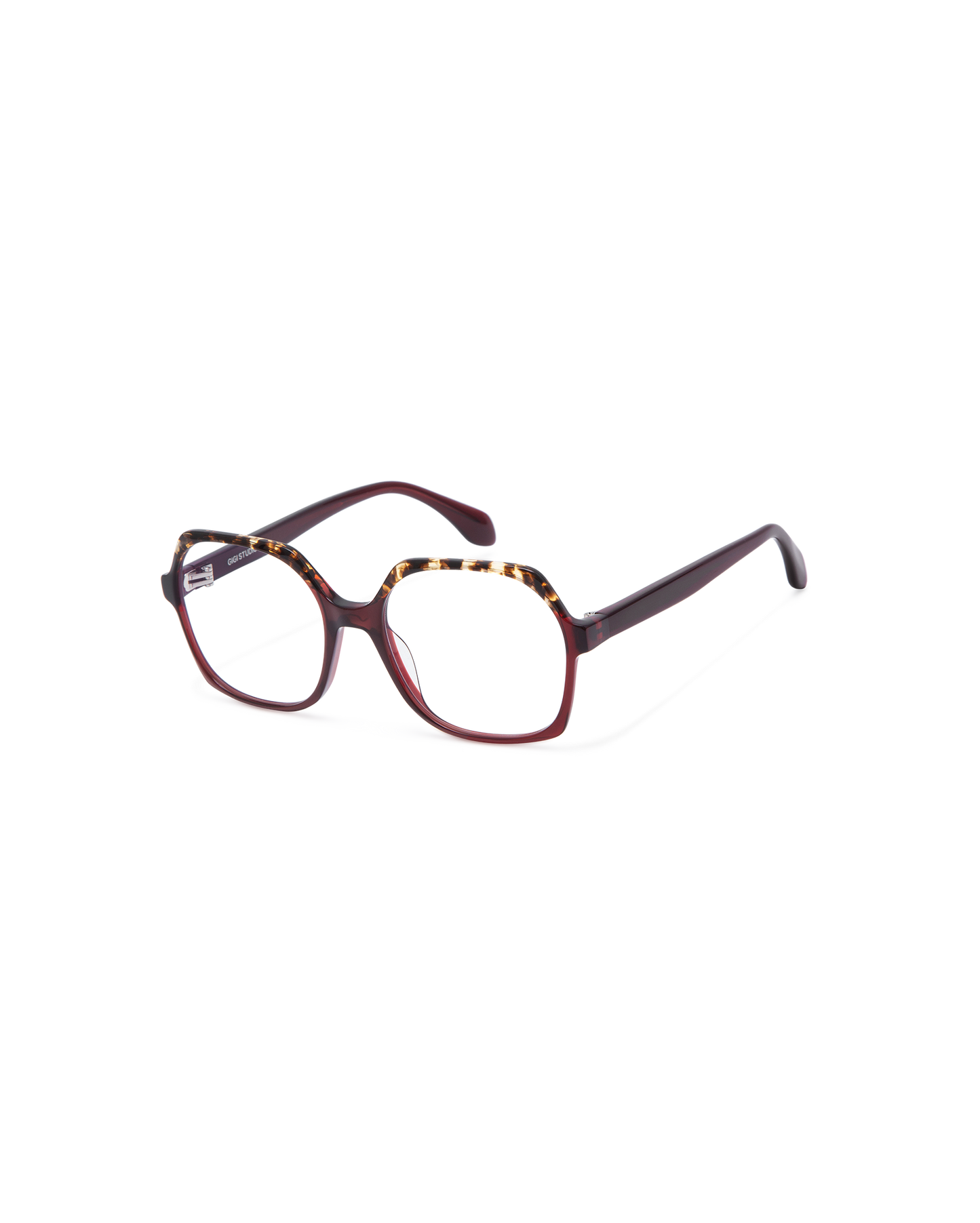EYA: Geométricas Acetato Rojo optical glasses by GIGI STUDIOS 13794
