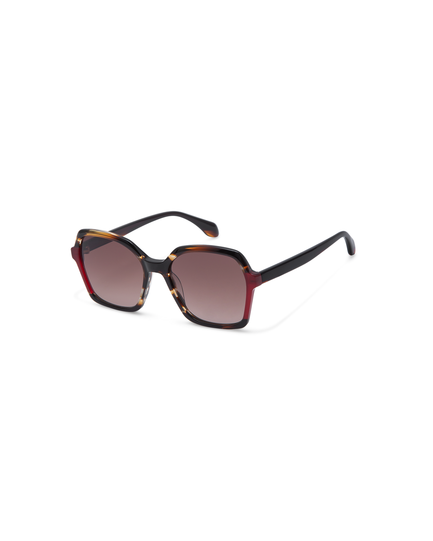 NEA: Geométricas Acetato Havana sunglasses by GIGI STUDIOS 13800