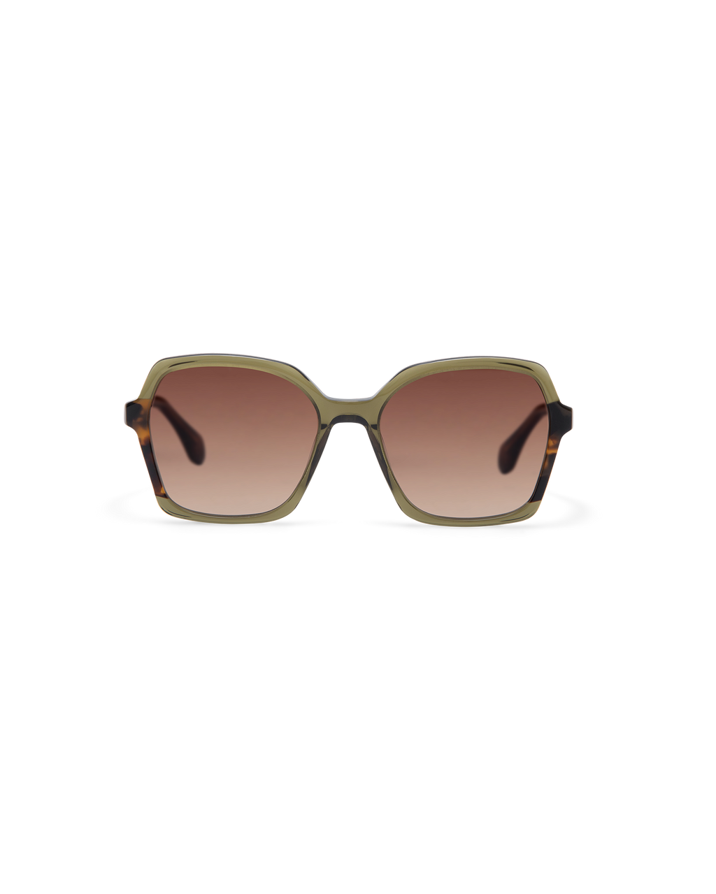 NEA: Geométricas Acetato Verde sunglasses by GIGI STUDIOS 13801