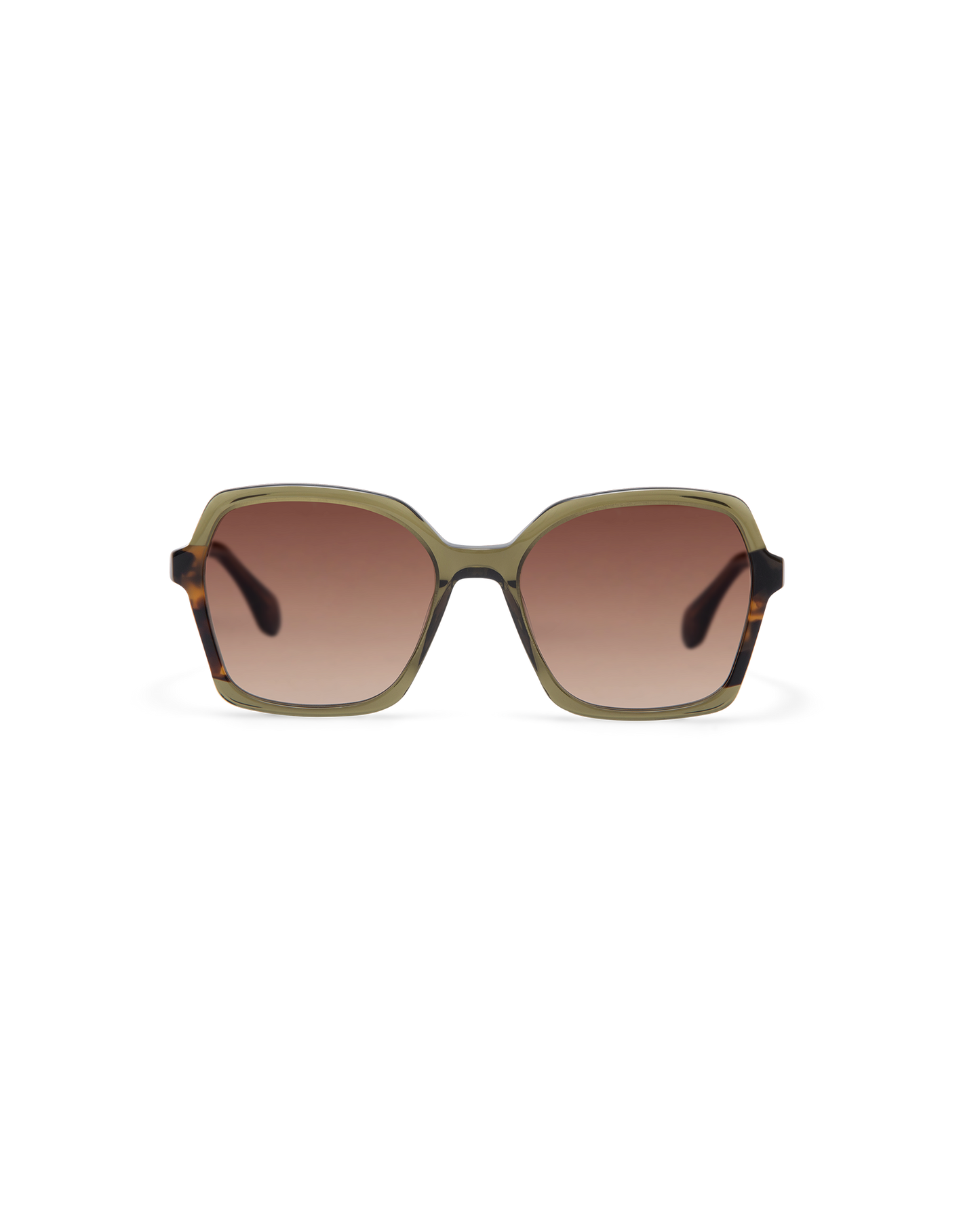 NEA: Geométricas Acetato Verde sunglasses by GIGI STUDIOS 13801