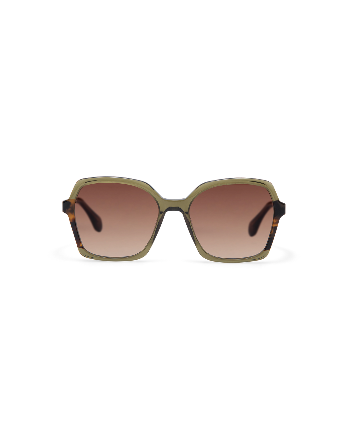 NEA: Geométricas Acetato Verde sunglasses by GIGI STUDIOS 13801