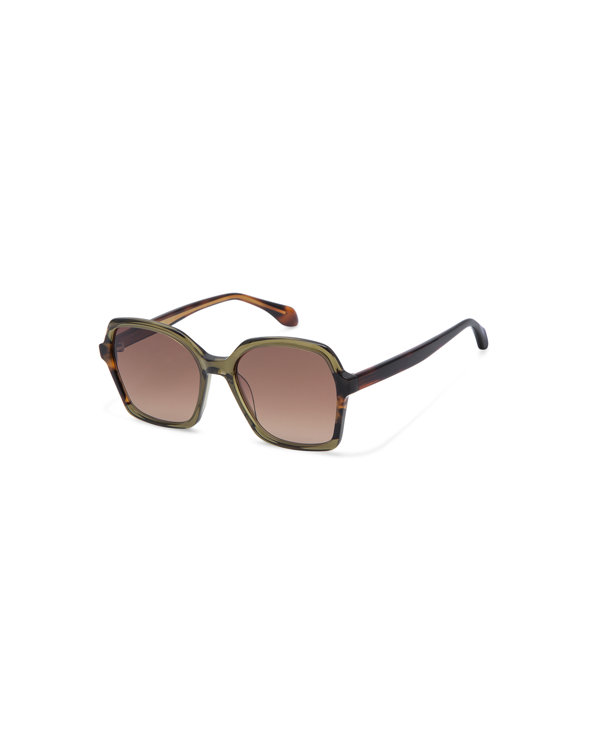 NEA: Geométricas Acetato Verde sunglasses by GIGI STUDIOS 13802