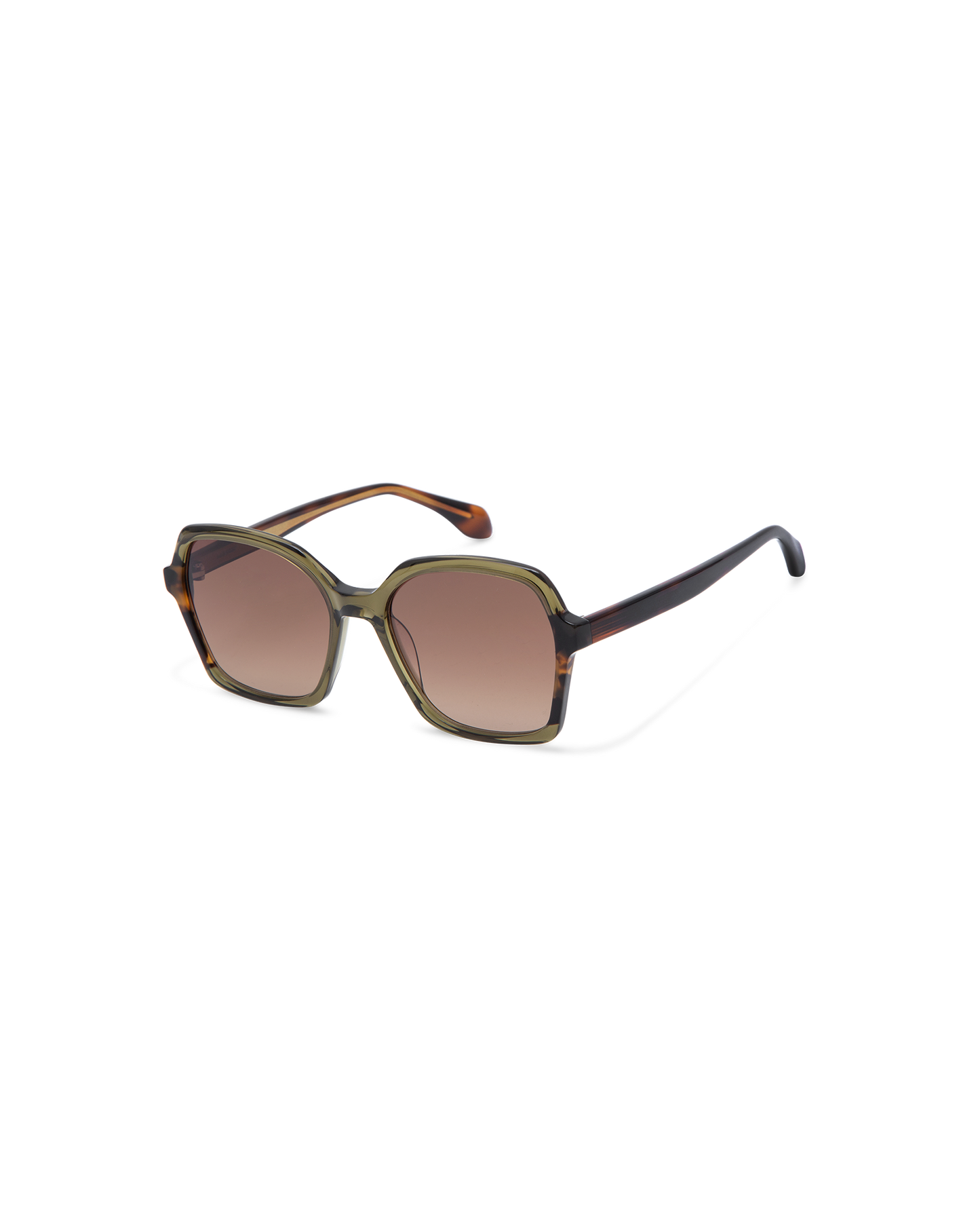 NEA: Geométricas Acetato Verde sunglasses by GIGI STUDIOS 13802