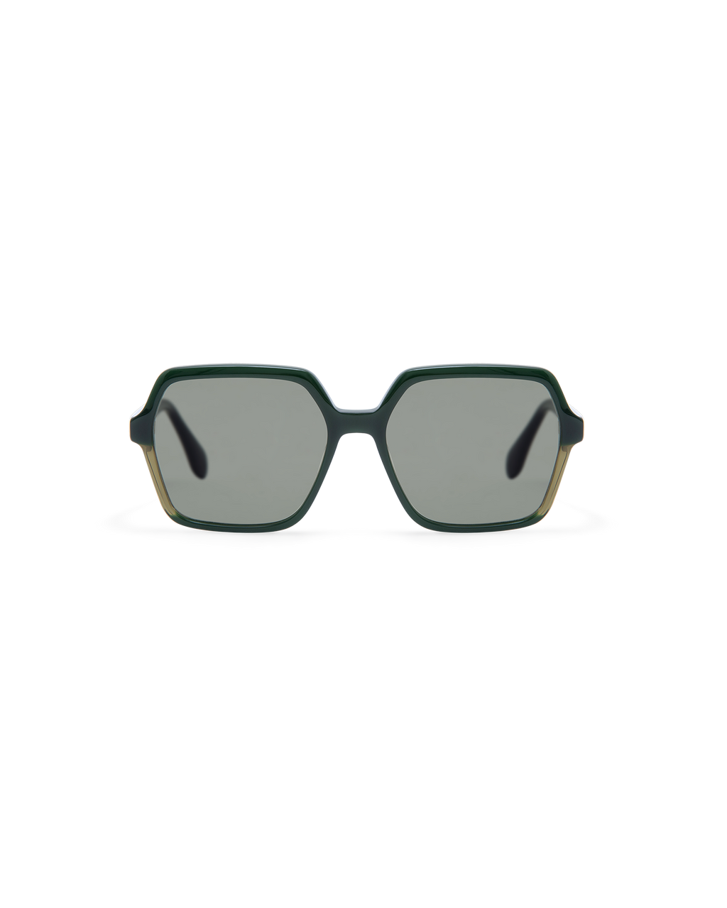 LIE: Cuadrada Acetato Verde sunglasses by GIGI STUDIOS 13807