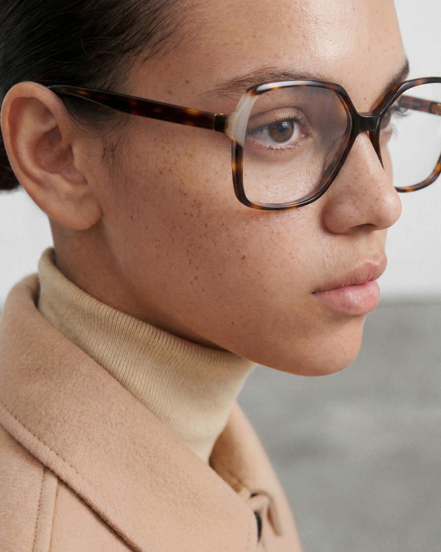 SEN: Cuadrada Acetato Havana optical glasses by GIGI STUDIOS 14261