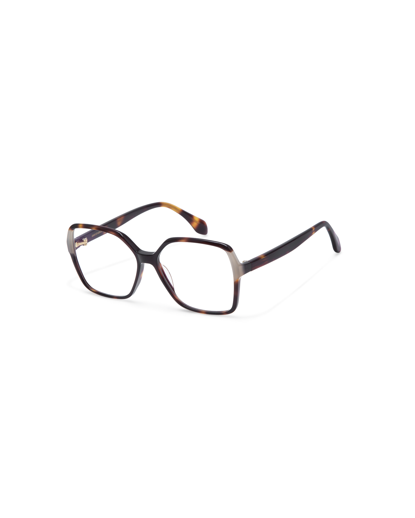 SEN: Cuadrada Acetato Havana optical glasses by GIGI STUDIOS 13822