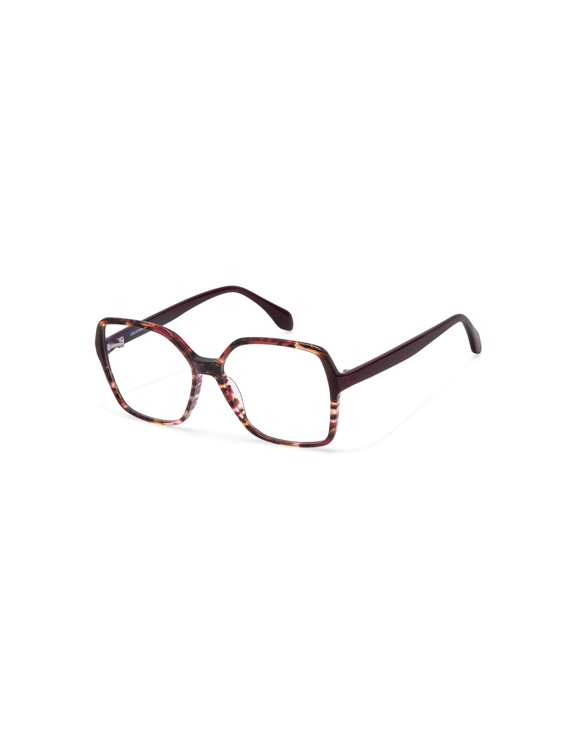 SEN: Cuadrada Acetato Marrón optical glasses by GIGI STUDIOS 13824