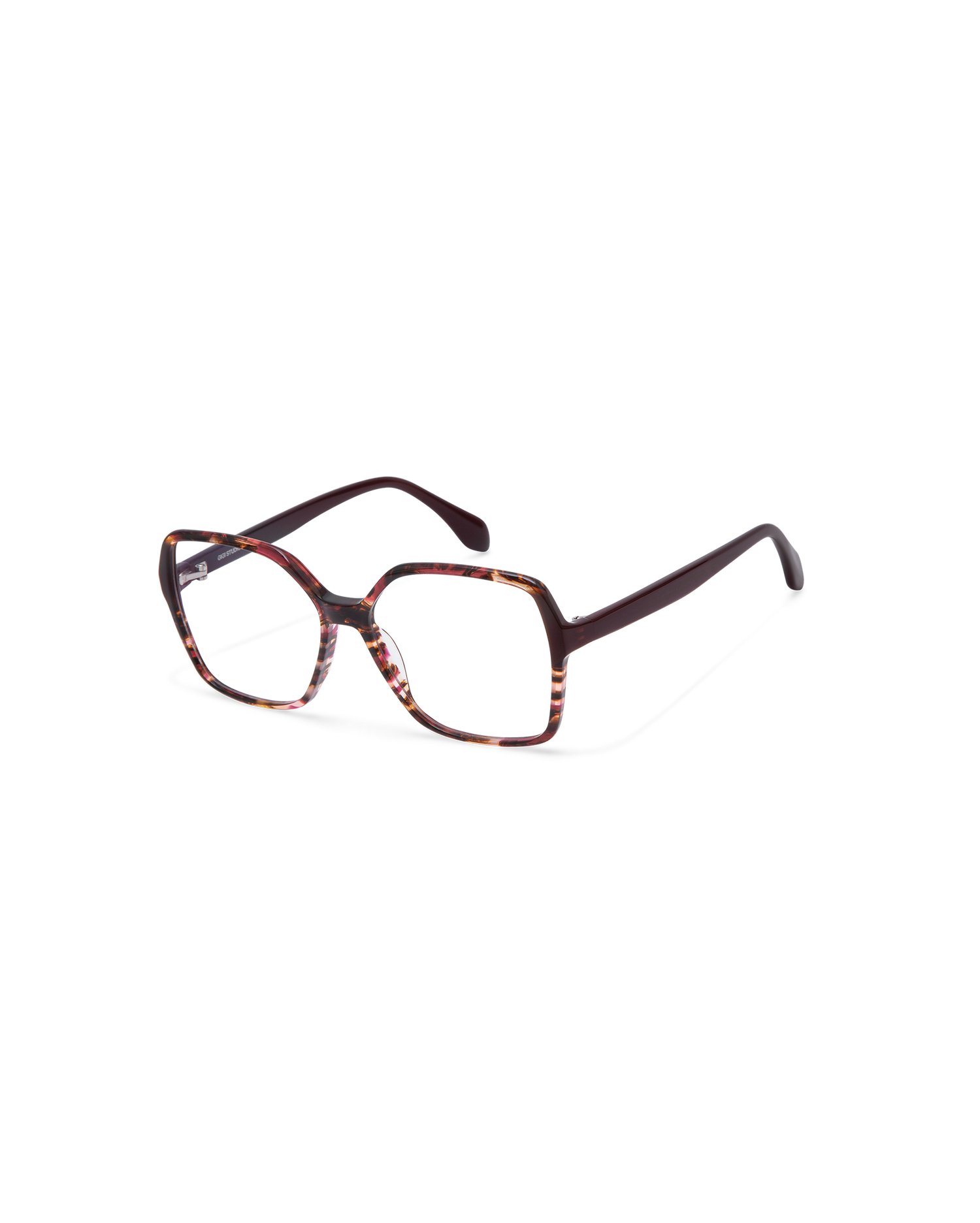 SEN: Cuadrada Acetato Marrón optical glasses by GIGI STUDIOS 13824