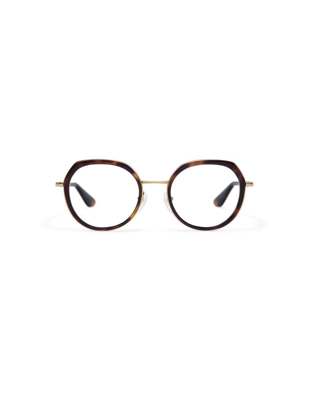 MEI: Redondas Acetato-Metal Havana optical glasses by GIGI STUDIOS 13853