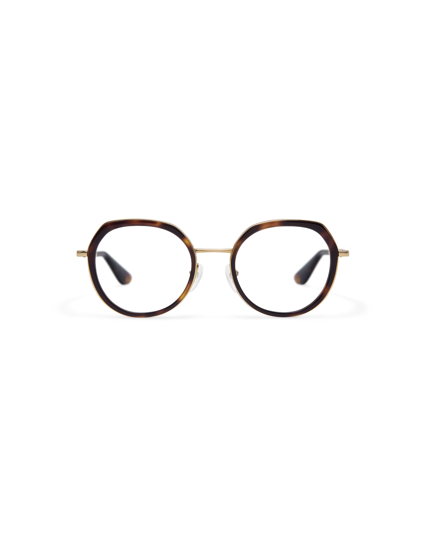 MEI: Redondas Acetato-Metal Havana optical glasses by GIGI STUDIOS 13853