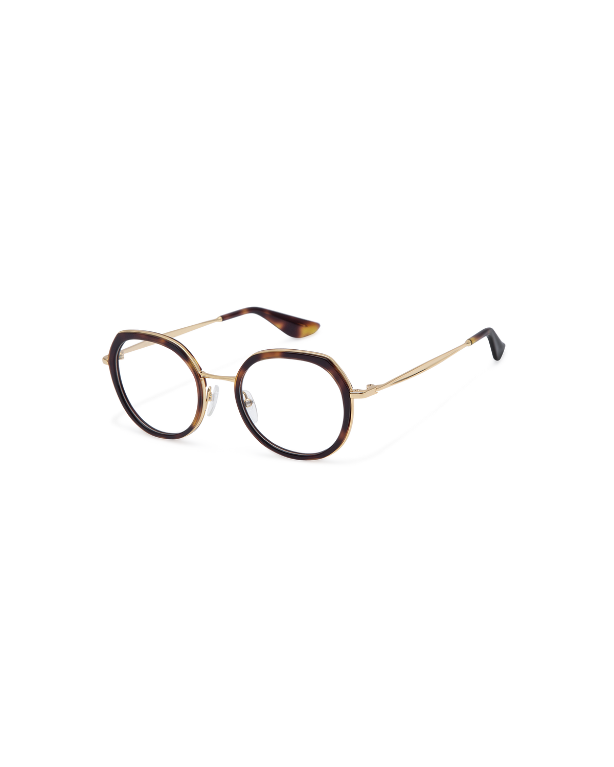 MEI: Redondas Acetato-Metal Havana optical glasses by GIGI STUDIOS 13854