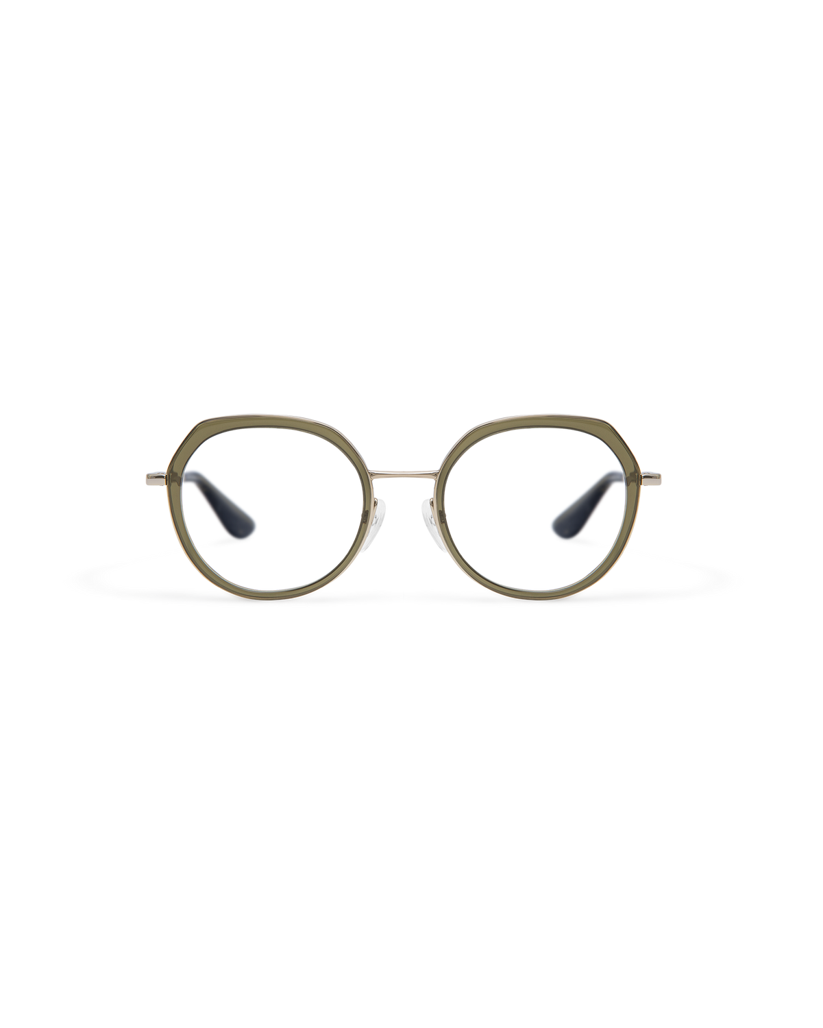 MEI: Redondas Acetato-Metal Verde optical glasses by GIGI STUDIOS 13857