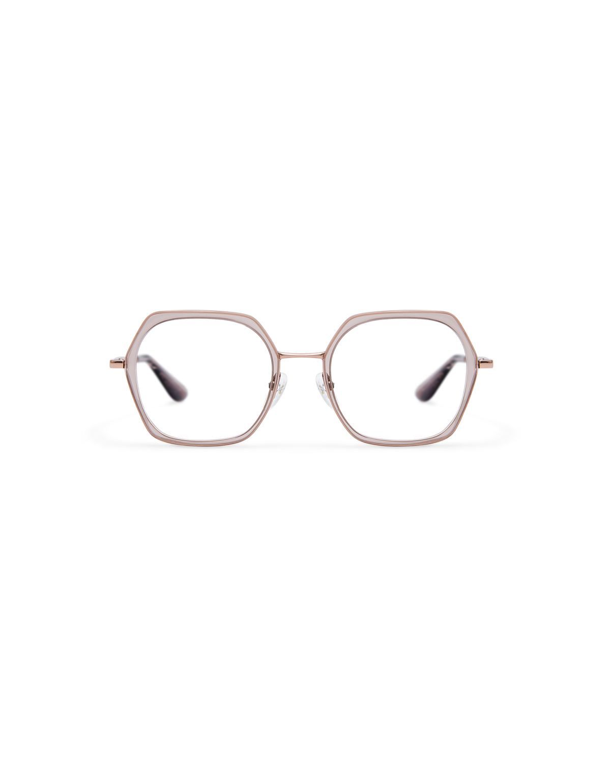 MIN: Geométricas Acetato-Metal Marrón optical glasses by GIGI STUDIOS 13863