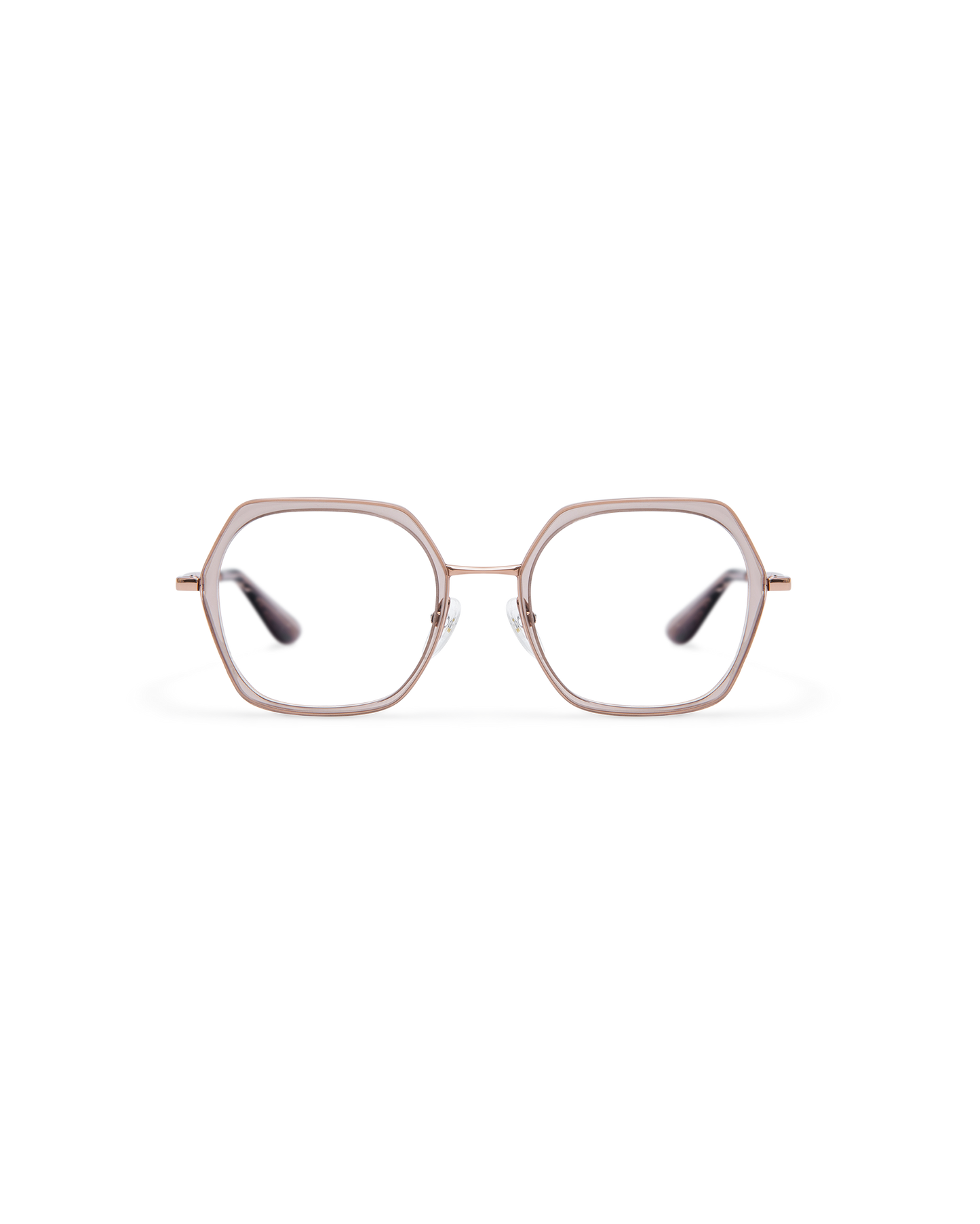 MIN: Geométricas Acetato-Metal Marrón optical glasses by GIGI STUDIOS 13863