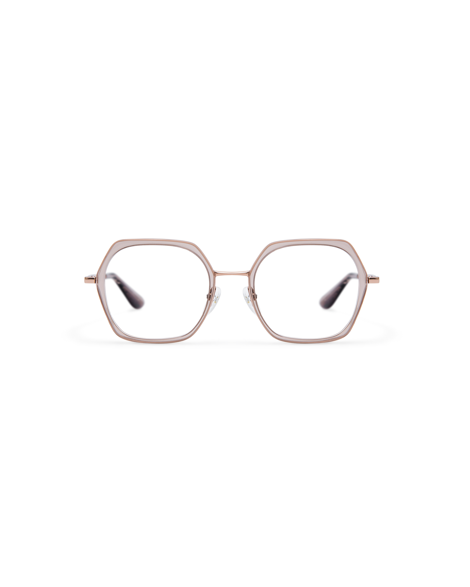 MIN: Geométricas Acetato-Metal Marrón optical glasses by GIGI STUDIOS 13863
