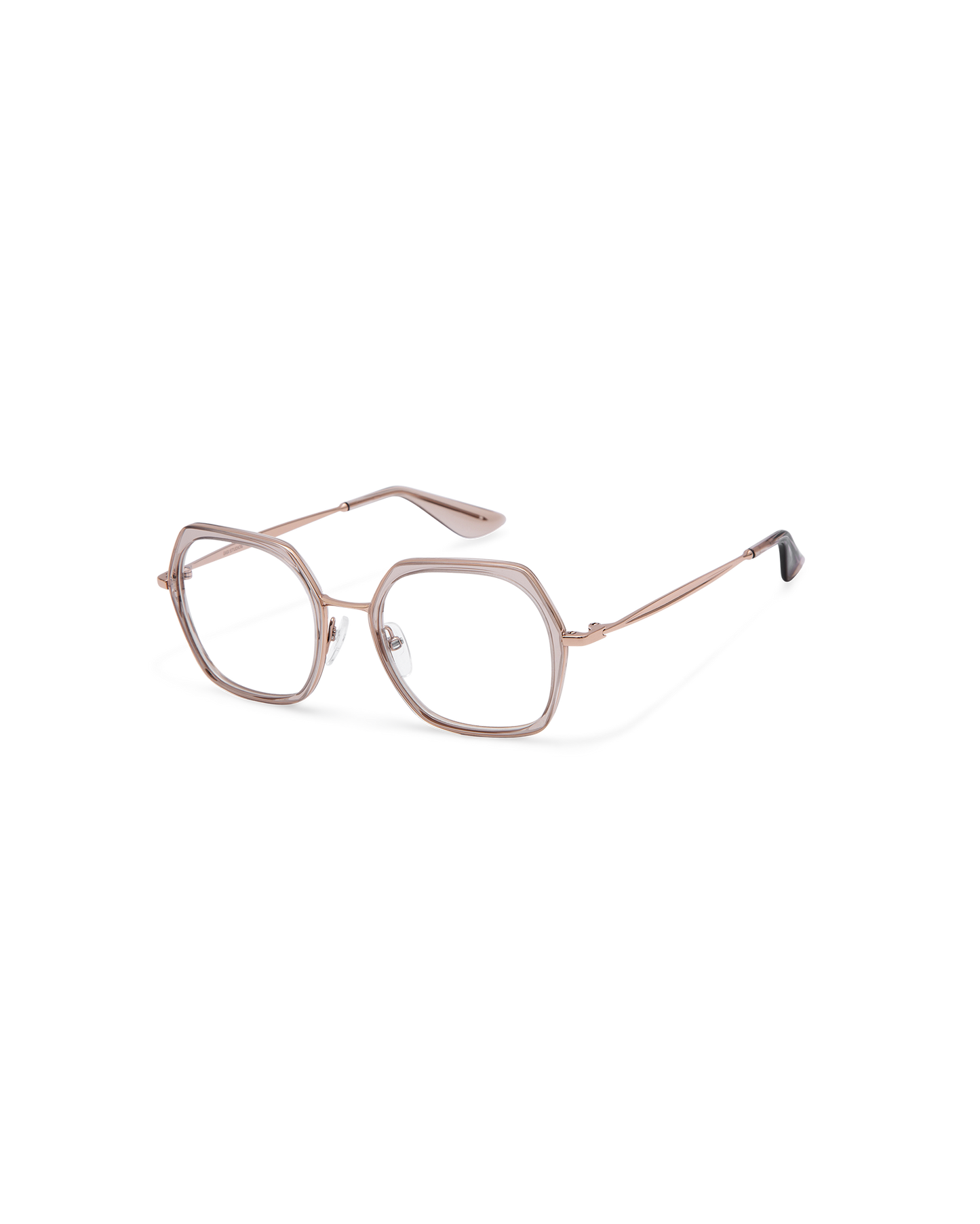 MIN: Geométricas Acetato-Metal Marrón optical glasses by GIGI STUDIOS 13864