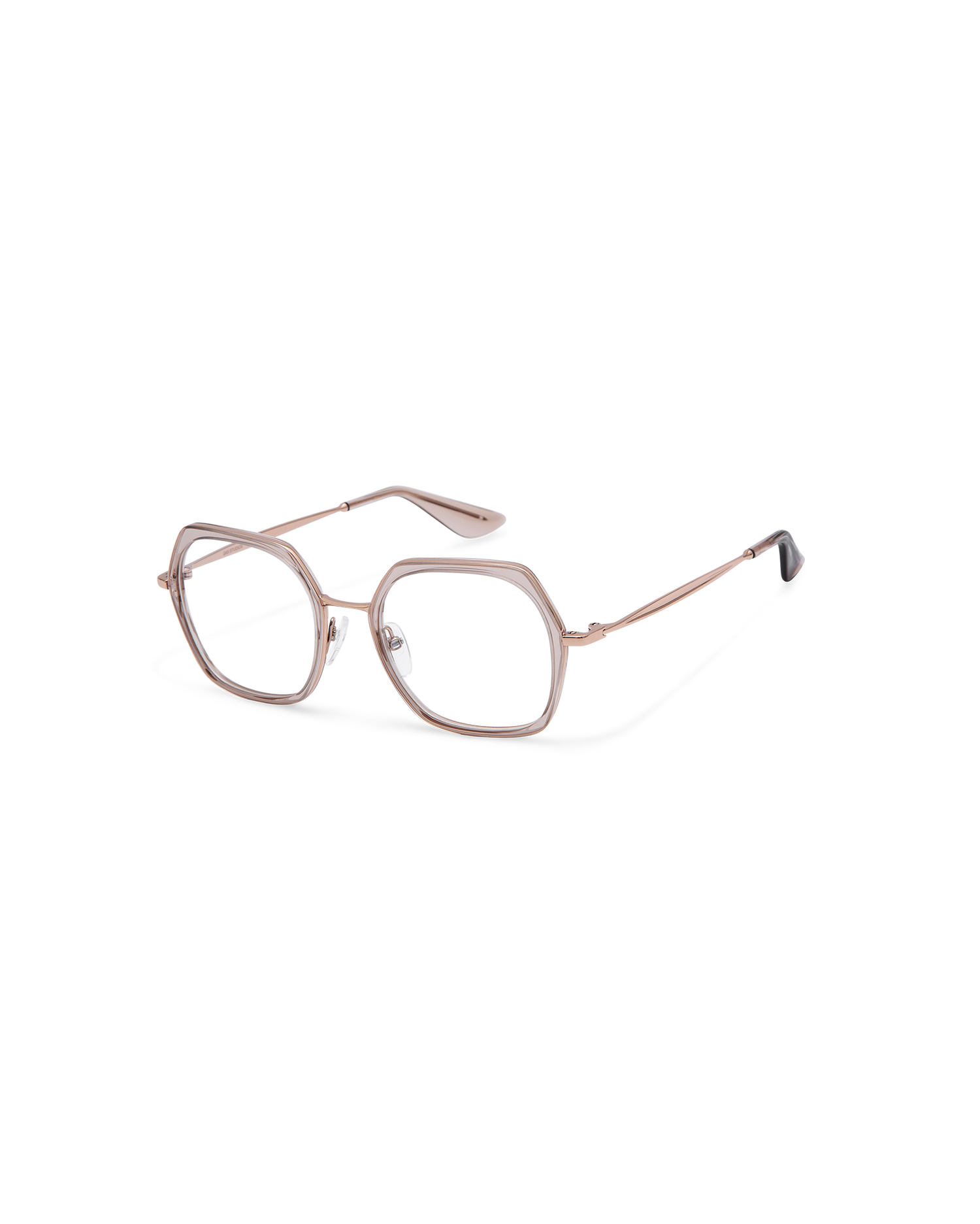 MIN: Geométricas Acetato-Metal Marrón optical glasses by GIGI STUDIOS 13864