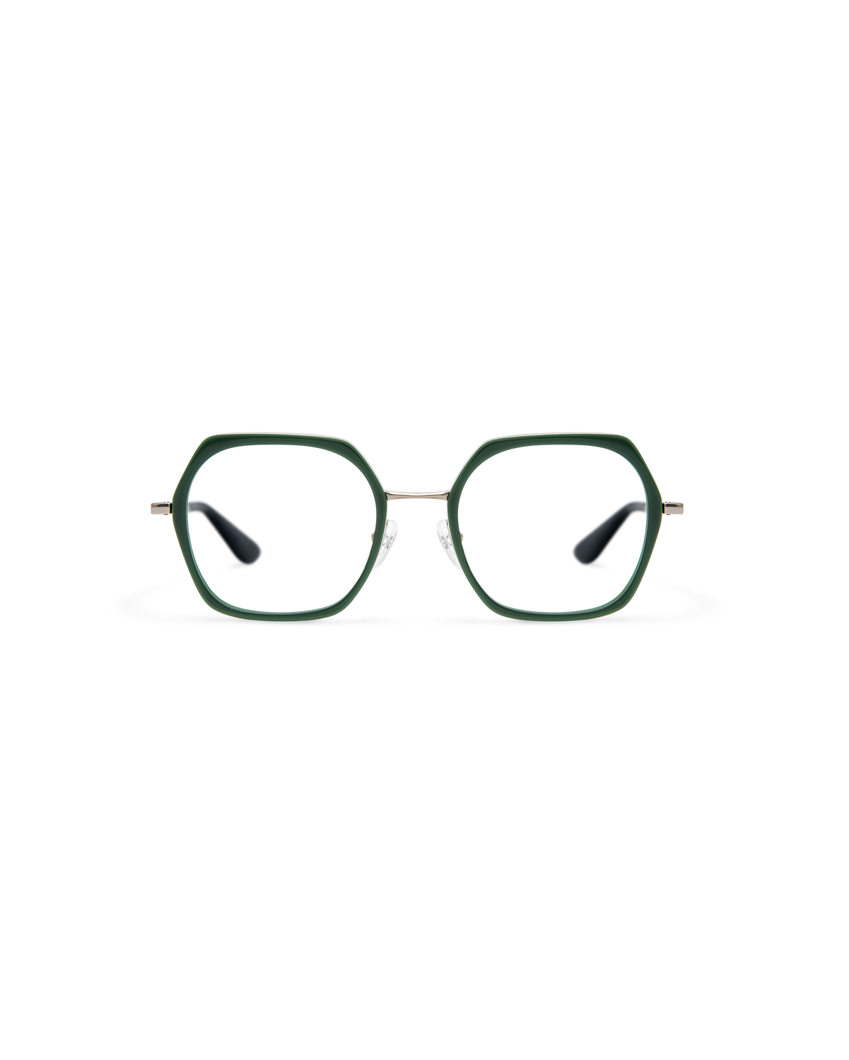 MIN: Geométricas Acetato-Metal Verde optical glasses by GIGI STUDIOS 13865