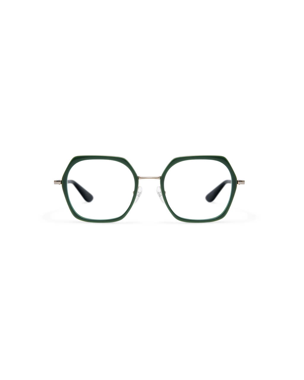MIN: Geométricas Acetato-Metal Verde optical glasses by GIGI STUDIOS 13865