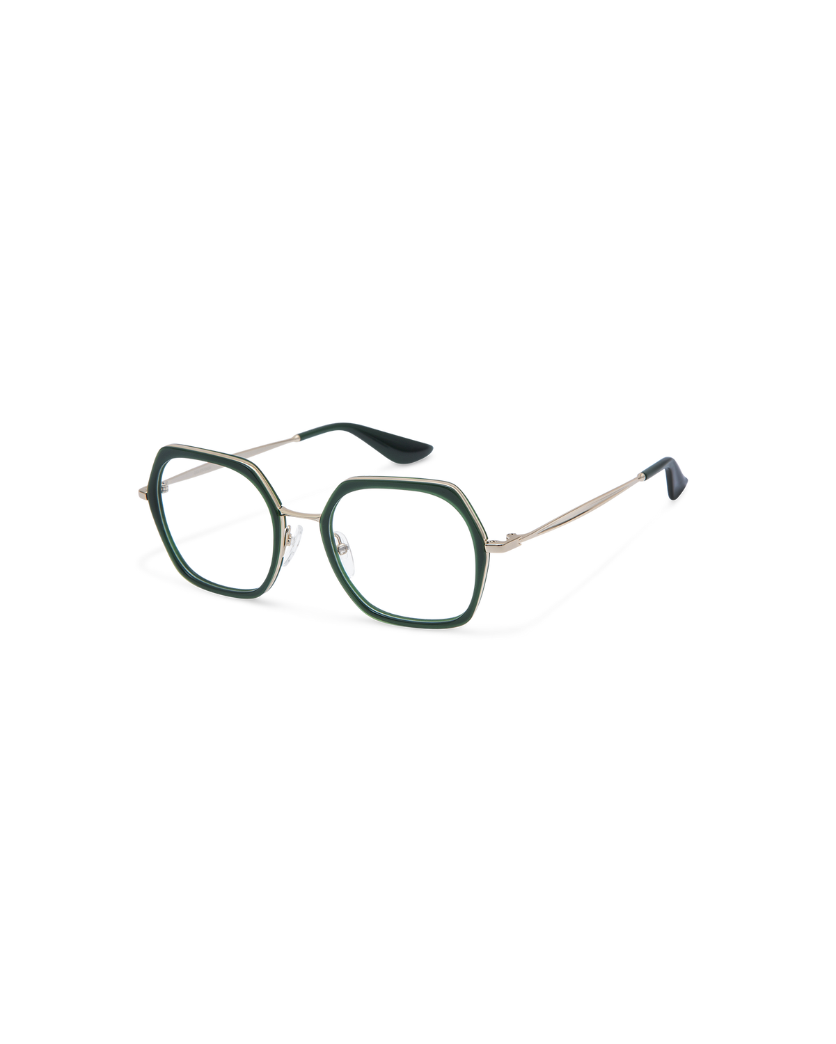 MIN: Geométricas Acetato-Metal Verde optical glasses by GIGI STUDIOS 13866
