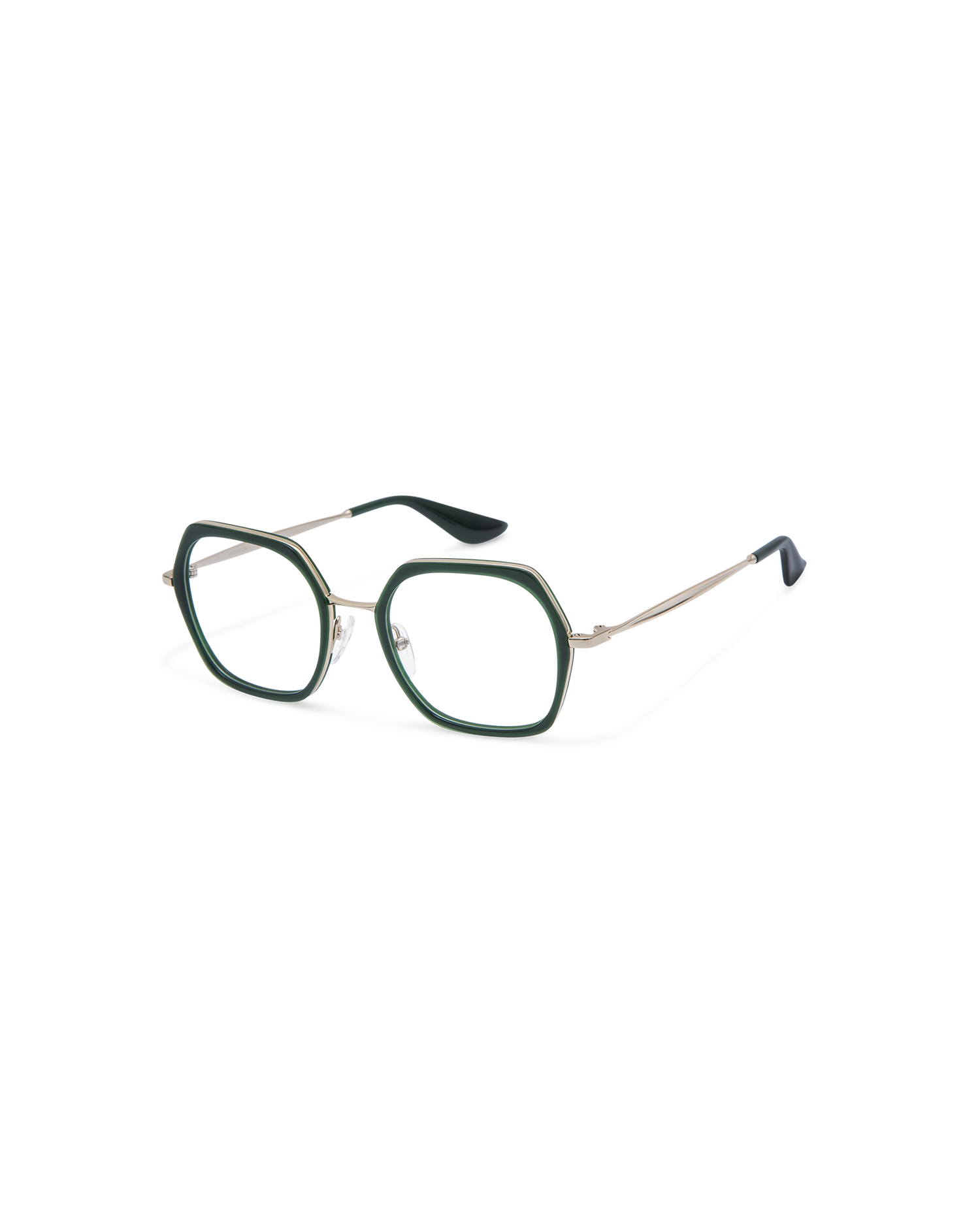 MIN: Geométricas Acetato-Metal Verde optical glasses by GIGI STUDIOS 13866