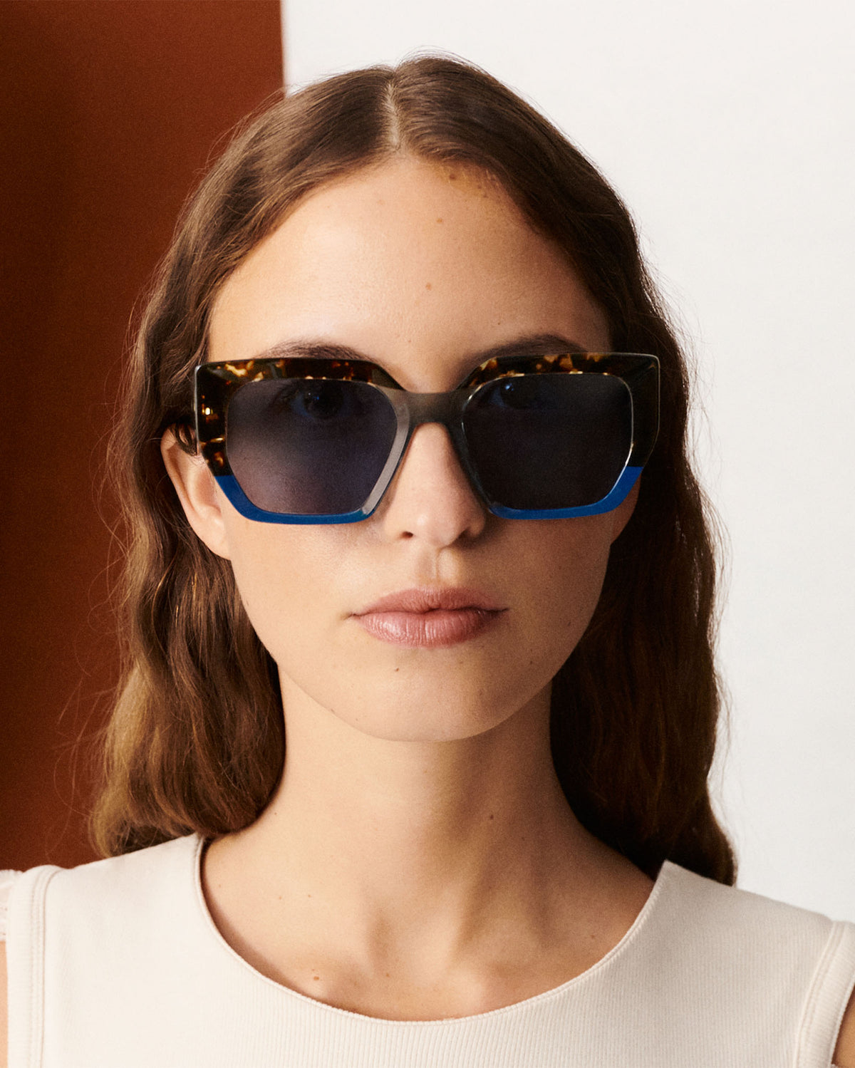 LUCE: Cat Eye Acetato Azul sunglasses by GIGI STUDIOS 384