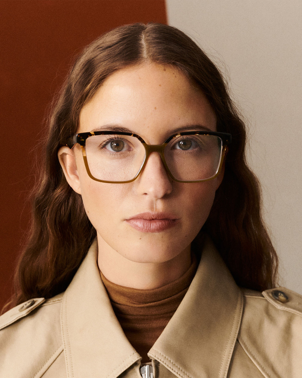 BELLA: Cuadrada Acetato Verde optical glasses by GIGI STUDIOS 448