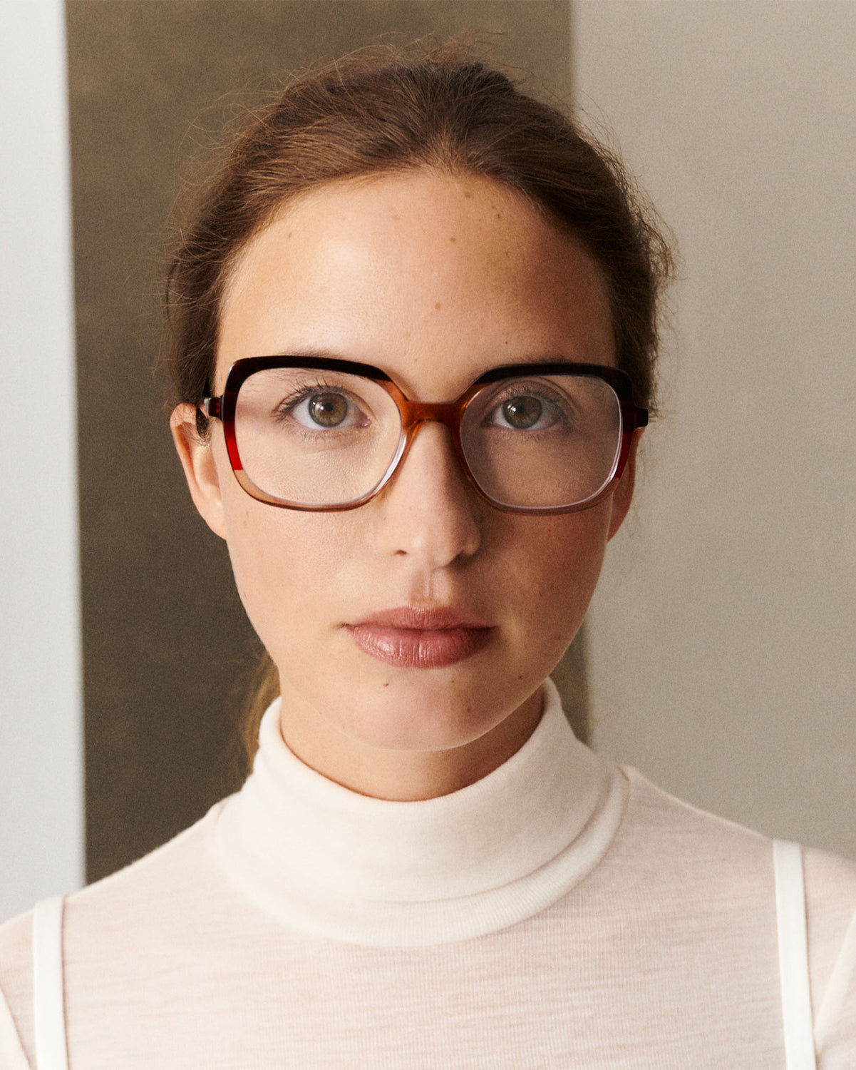 CELIA: Cuadrada Acetato Rosa optical glasses by GIGI STUDIOS 646