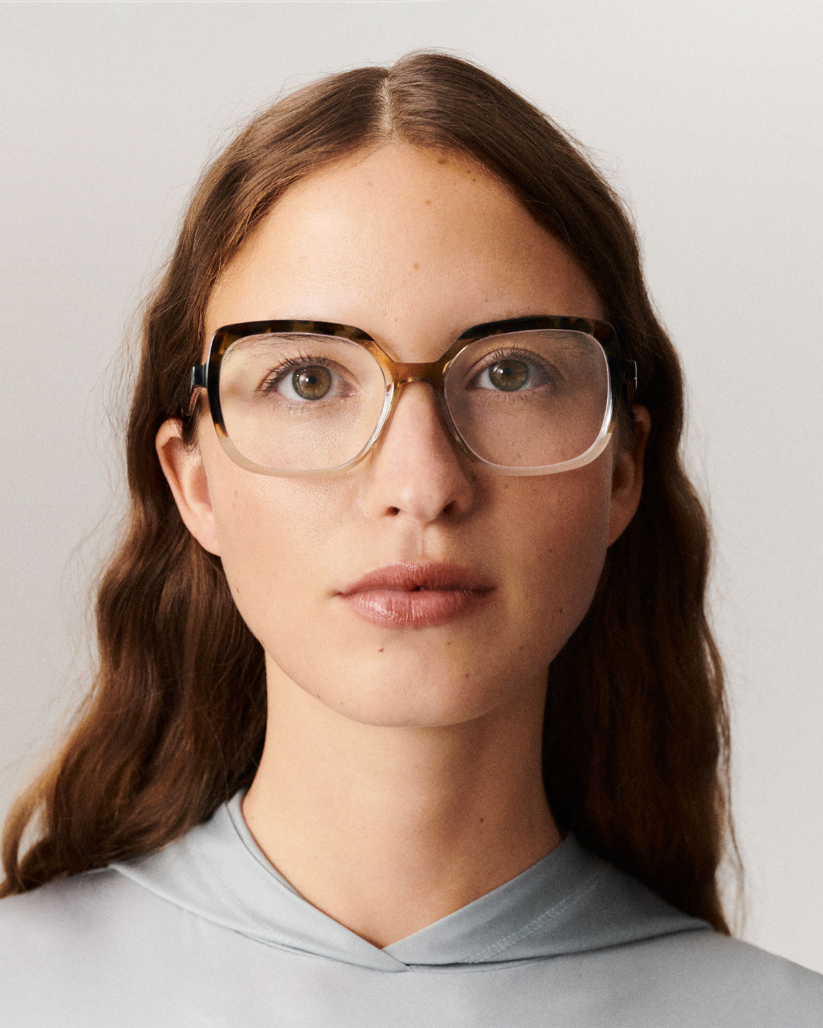 CELIA: Cuadrada Acetato Verde optical glasses by GIGI STUDIOS 648
